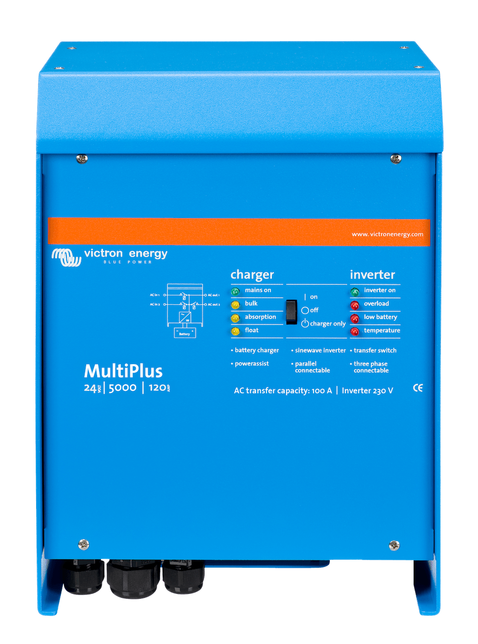 MultiPlus 24/5000/120-100 230Vac inverter/charger