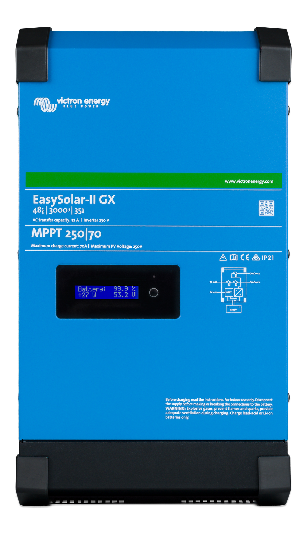 EasySolar-II 48/3000/35-32 MPPT 250/70 GX **until stock lasts**