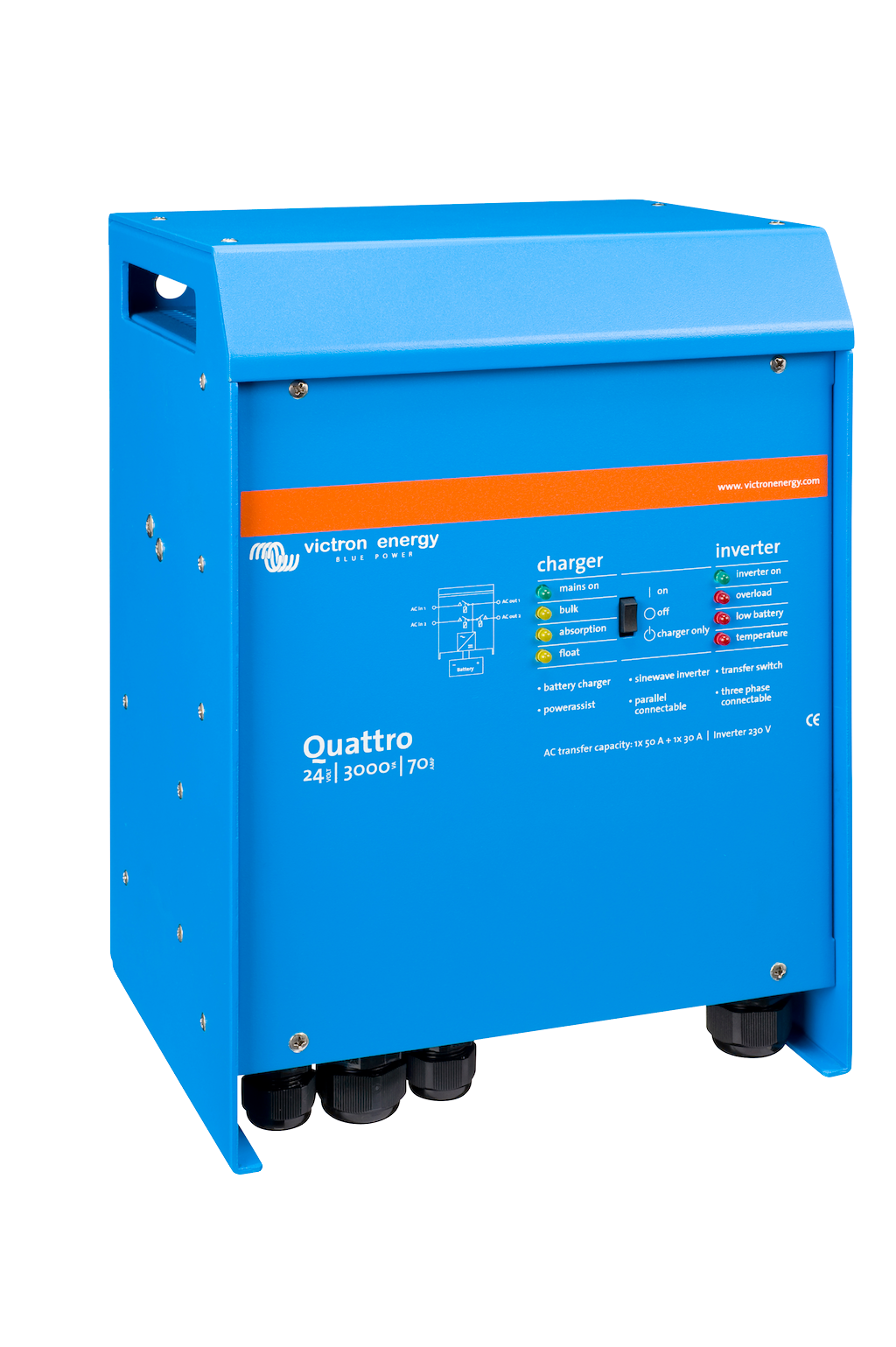 Quattro 24/3000/70-50/50 230V