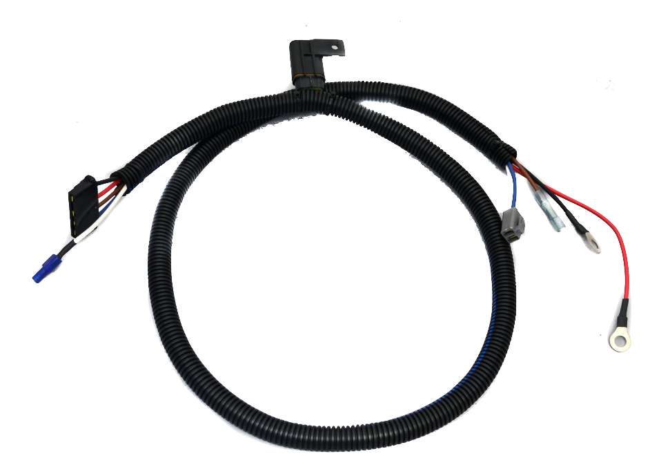 Wiring Harness, 94 Series, 12v, Black Tee-Style Field/Stator Plug