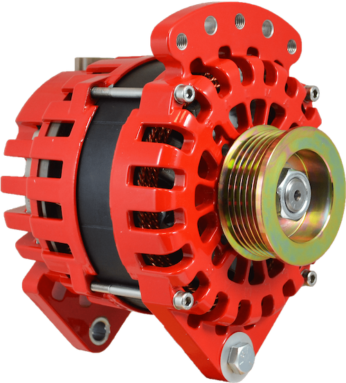 XT-DF-170-K6-IG - Balmar Alternator, XT Series, 170A, 12V, Saddle Mount (Dual Foot), 3.15in, K6 Serpentine Pulley, Isolated Ground