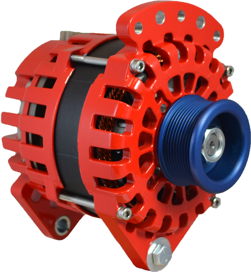 XT-CR-170-J10 - Alternator, XT Series, 170A, 12V, Dual Foot, 3.15in, J10 Serpentine Pulley, Case Ground