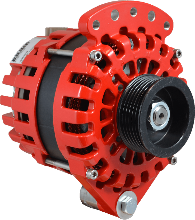 XT-SF-170-K6 - Alternator XT Series, 170A, 12V Single Foot 1-2” K6 Pulley, Case Ground