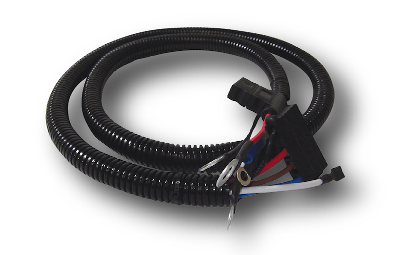 Wiring Harness, 6-Series & 9-Series: 24v, Gray Field/Stator Plug, 120″ Long