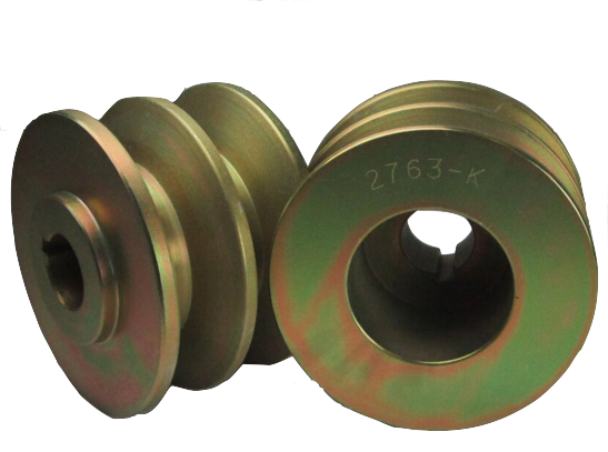 2763 - Pulley Dual ,2.7" x 5/8"  V 17 mm